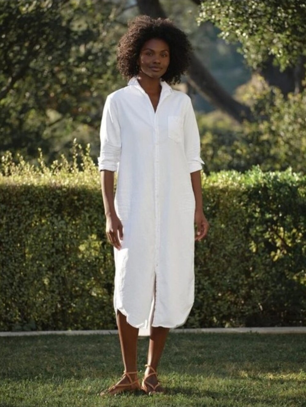 Frank & Eileen Ivory Button-Front Shirt